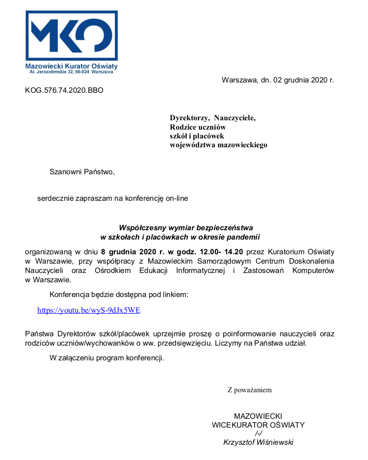 Zaproszenie na konferencję