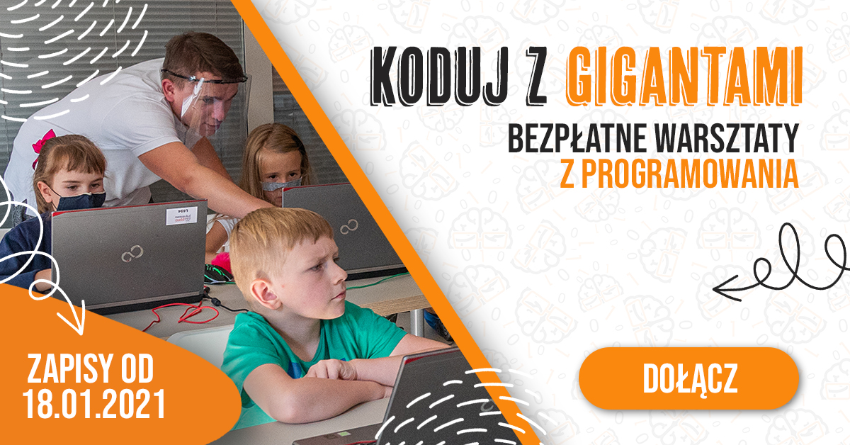 Koduj z Gigantami plakat